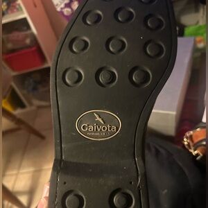 Gaivota black leather Chelsea boots handmade in Brazil